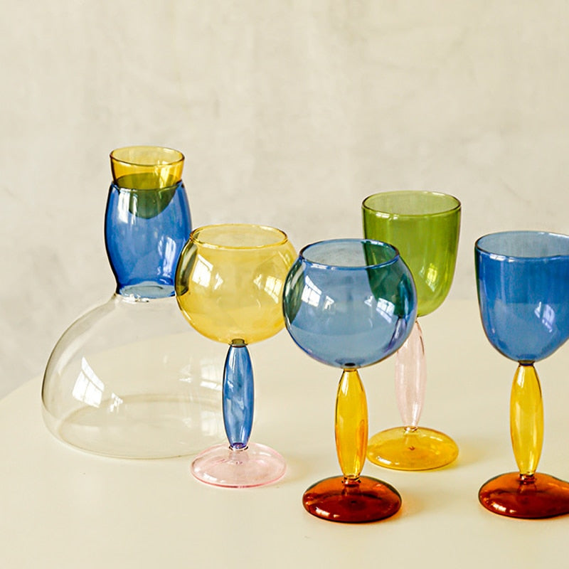 Junips | Borosilicate 3-Color Glassware - Wine Glass