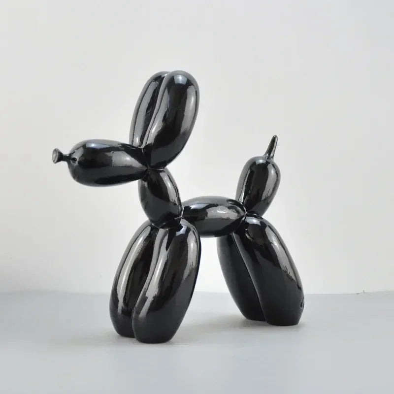 Junips | Nordic Balloon Dog Sculpture Resin Animal Ornament Art Sculptures and Figures Craft Home Decoration Room Desktop Accessories