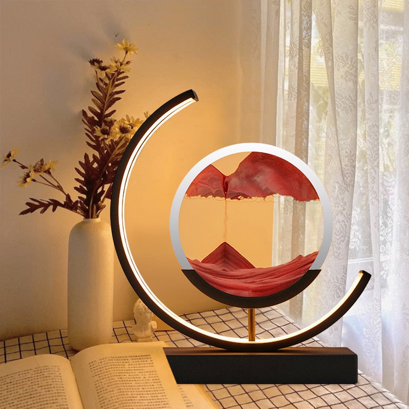 Junips | Table Lamp Modern LED Sand Art Light