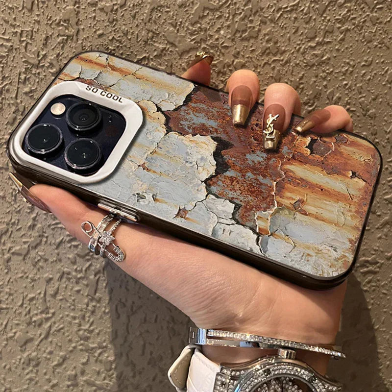 Junips | Industrial Rust Finish Shockproof iPhone Case