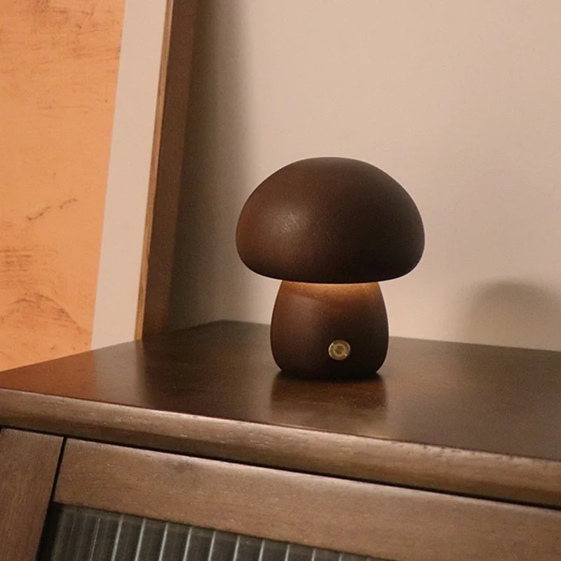 Junips | GlowMush Touch Lamp: Soft Light Decorative LED Table Lamp for Bedroom & Children's Room Ambience