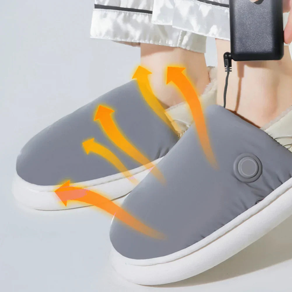 Junips | WarmStride - Thick heated house shoes