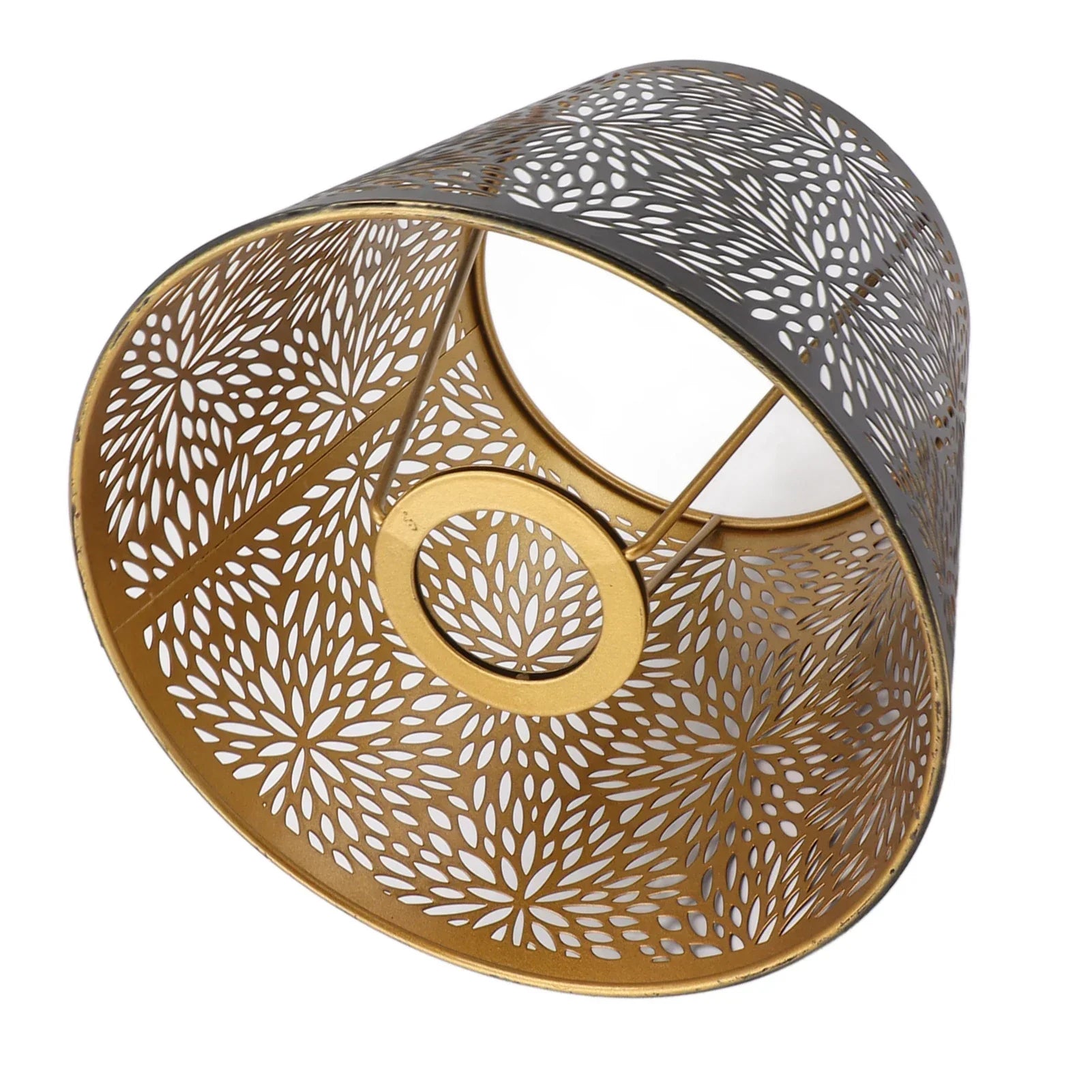 Junips | Metal lampshade with gold pattern