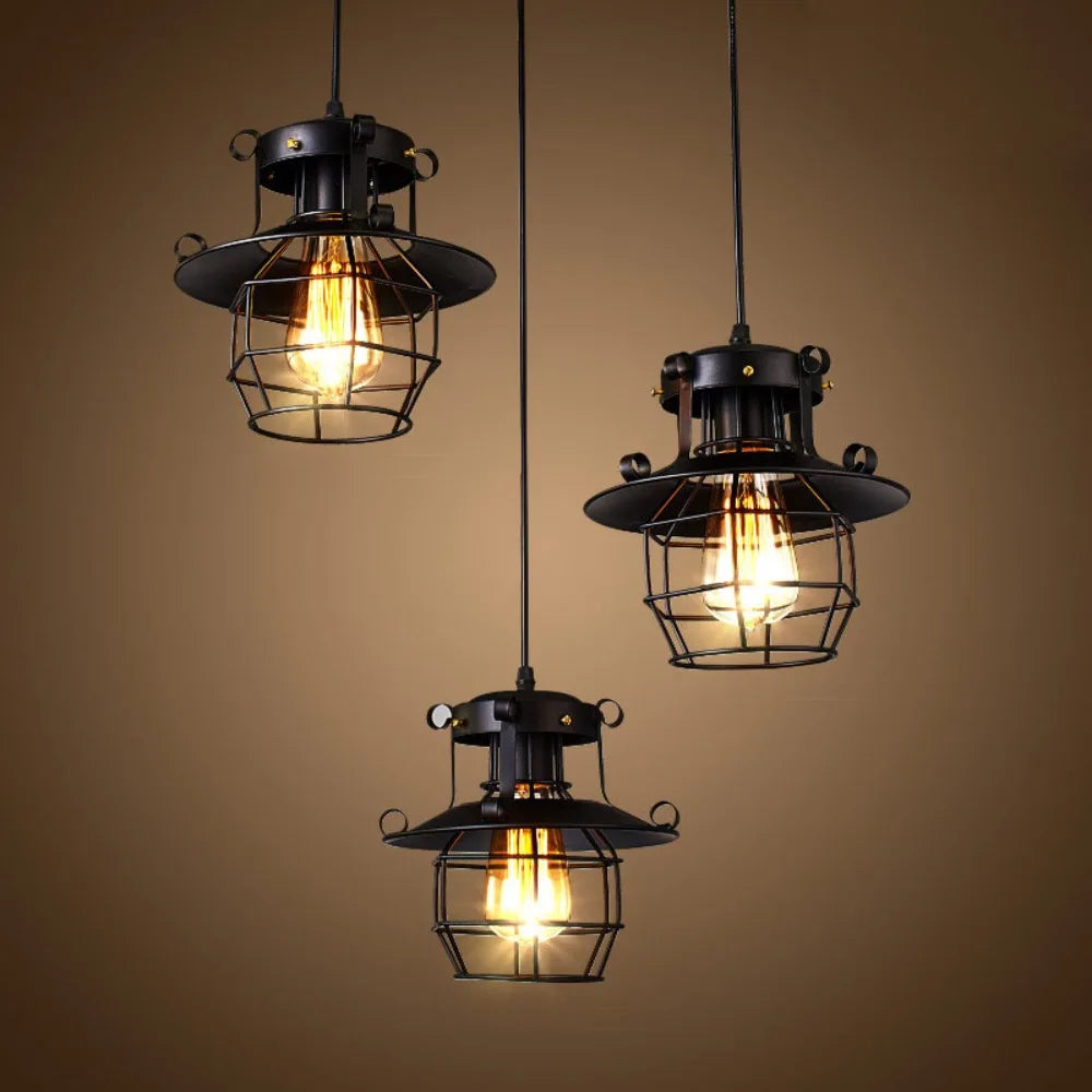 Junips | Norah Retro-Industrial Pendant Light
