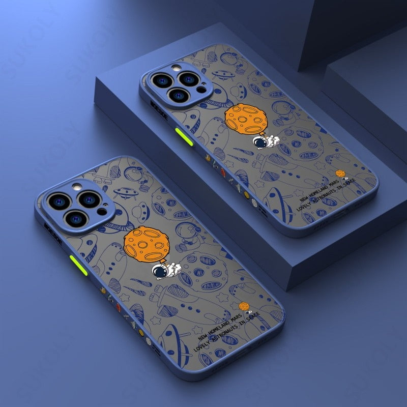 Junips | Space Road Relax Astronaut iPhone Case