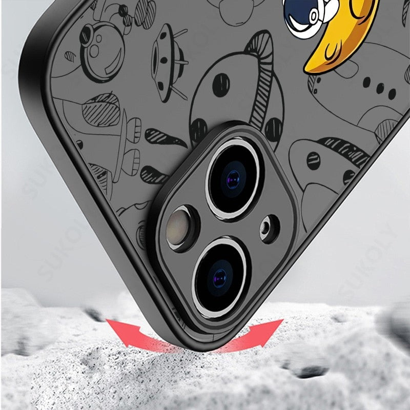 Junips | Space Road Relax Astronaut iPhone Case