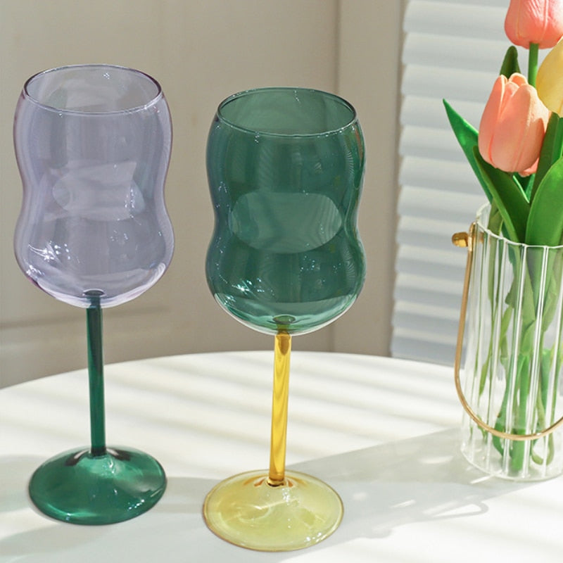 Junips | 2-colored Chubby wine glass