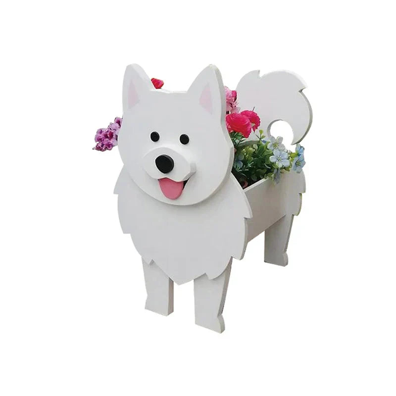 Junips | Flower Pot - Pawsome - Dog Plant Container - Various Breeds