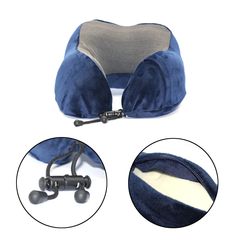 Junips | U-shaped neck pillow made of memory foam for travel and sleeping