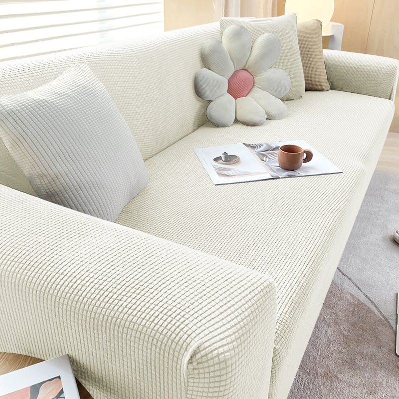 Junips | FlexiCover Elastic Sofa Cover – Protection Cover for Corner Sofas and Standard Sofas
