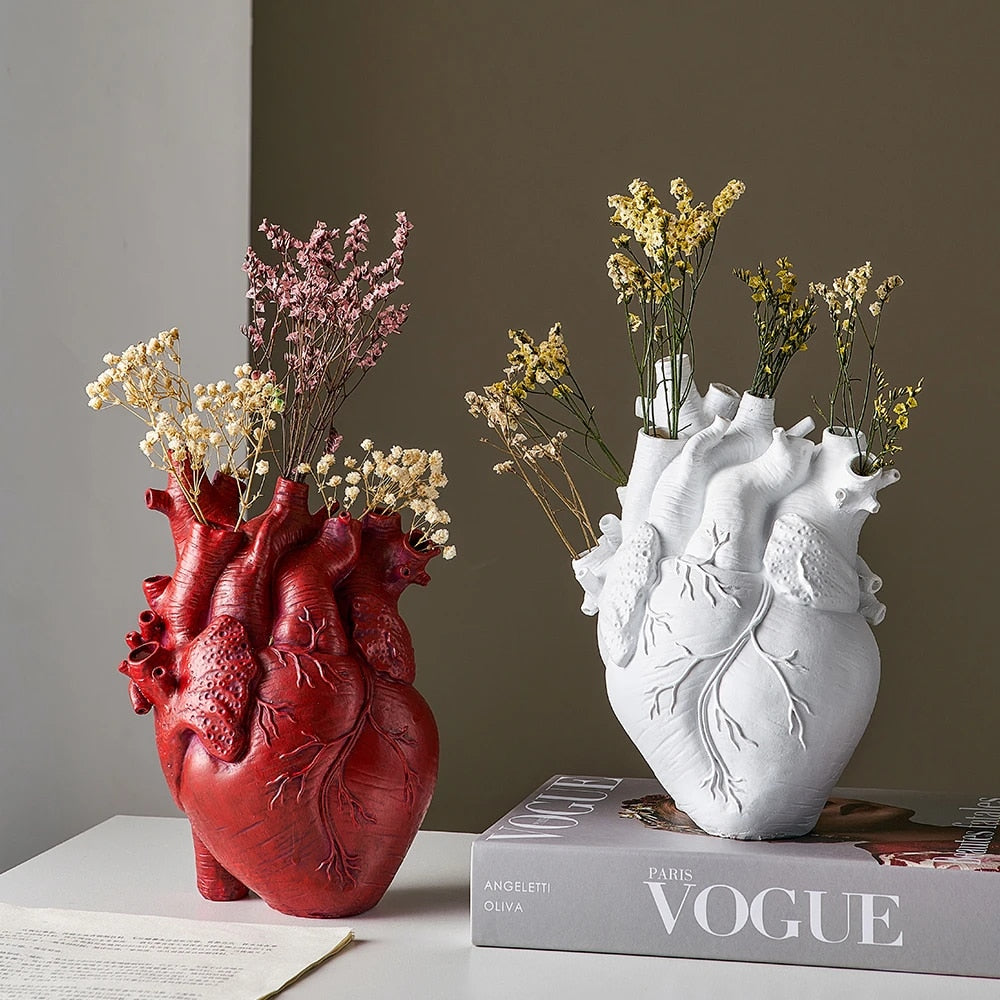 Junips | Heart Dry Plants Artificial Vase