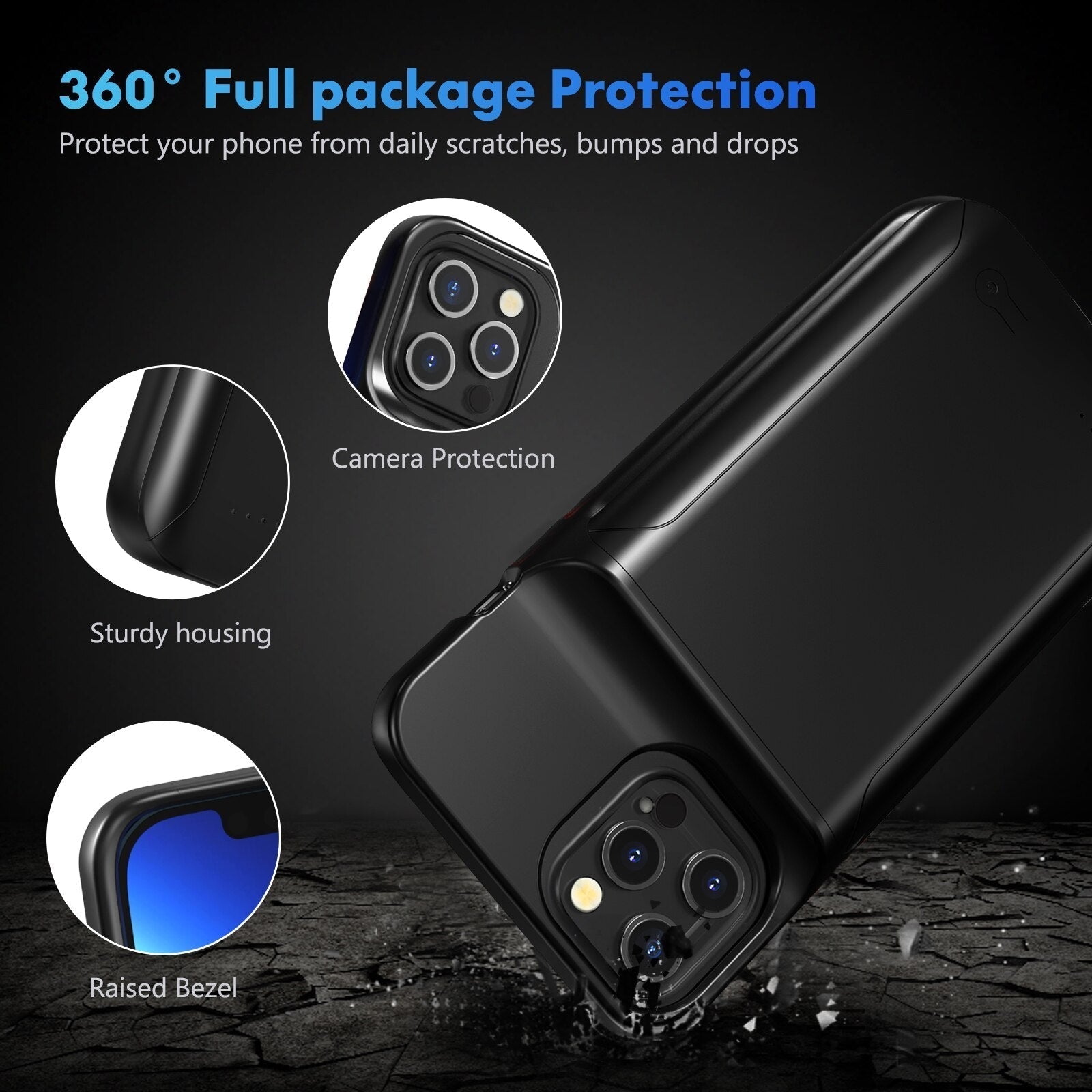 Junips | Power Bank Charging Armor Phone Case