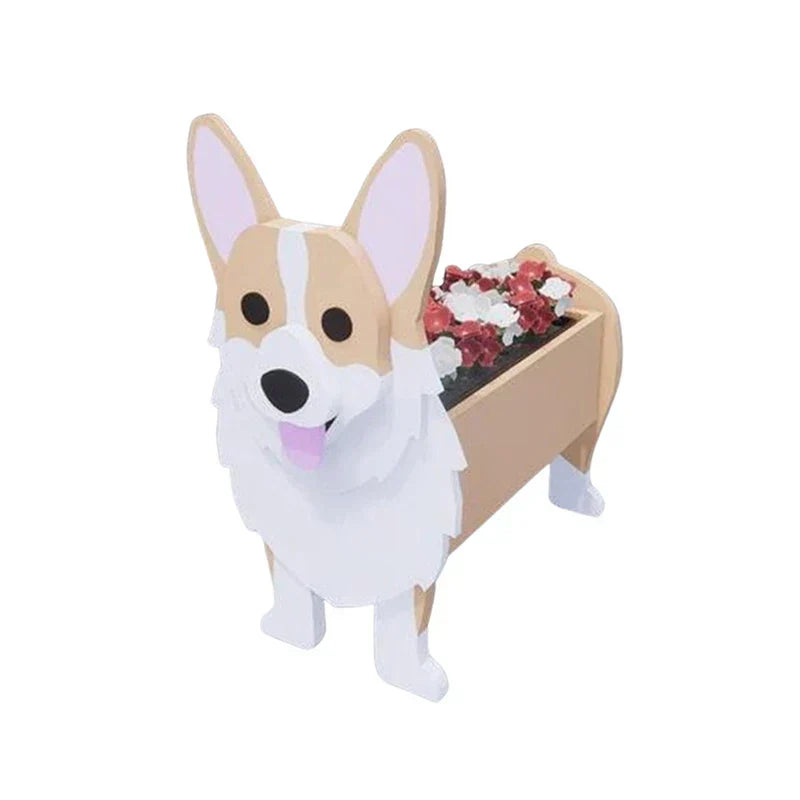 Junips | Flower Pot - Pawsome - Dog Plant Container - Various Breeds