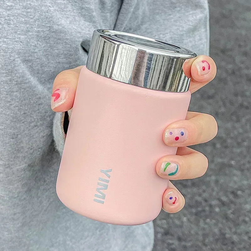 Junips | 230ml Mini 316 Stainless Steel Portable Thermos - Pocket Vacuum Bottle