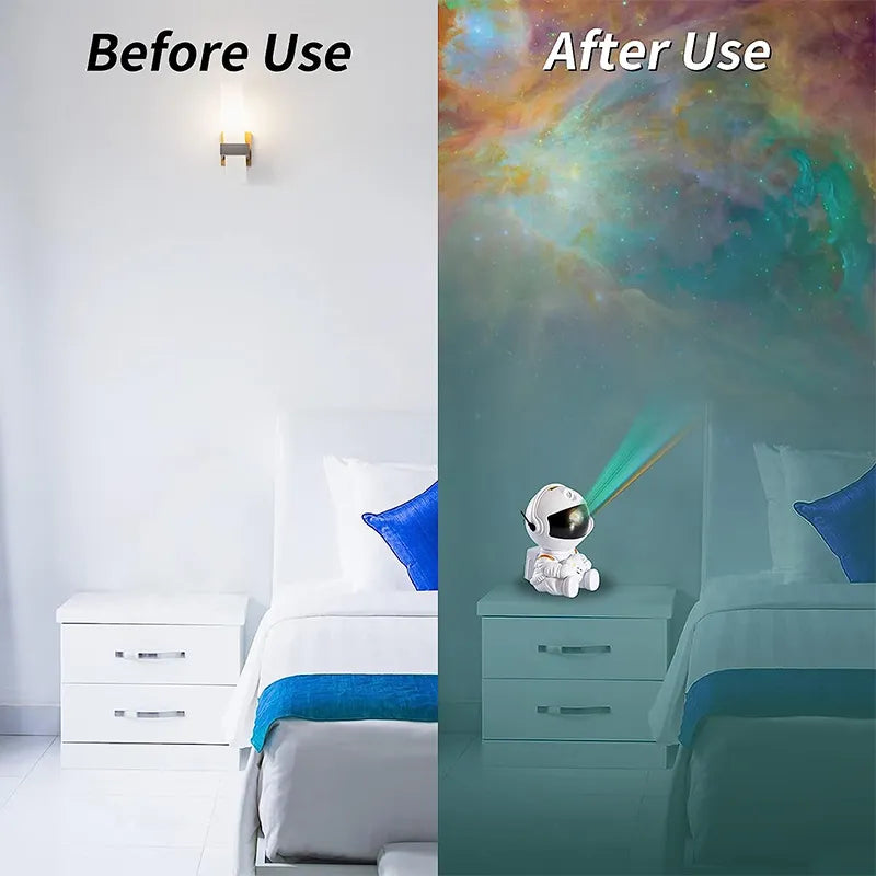 Junips | Astronaut LED Projector, Galaxy, Stars, Sky