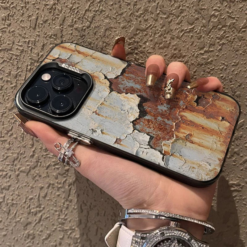 Junips | Industrial Rust Finish Shockproof iPhone Case