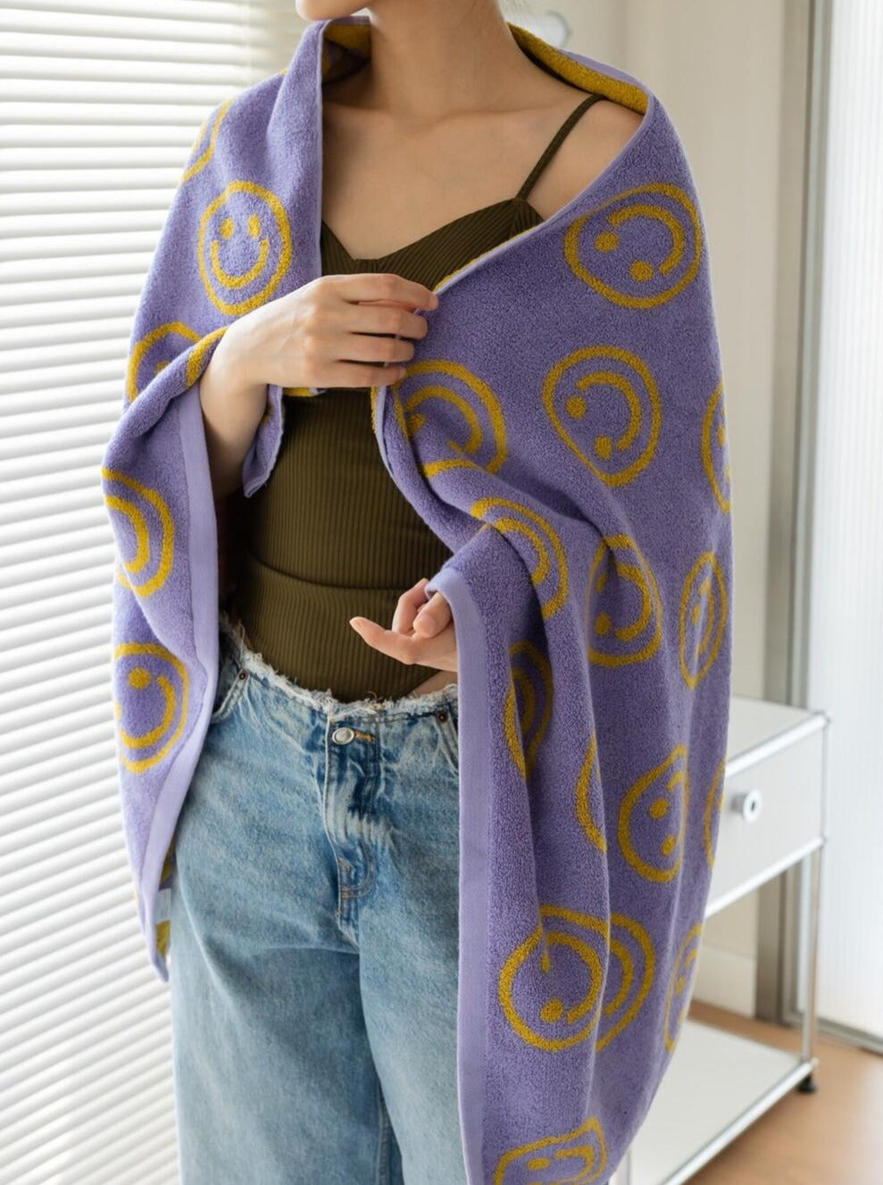 Junips | Double-sided Smiley Towel