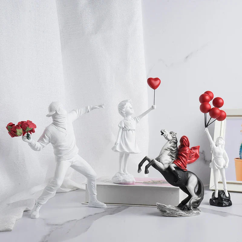 Junips | Banksy inspired sculpture collection