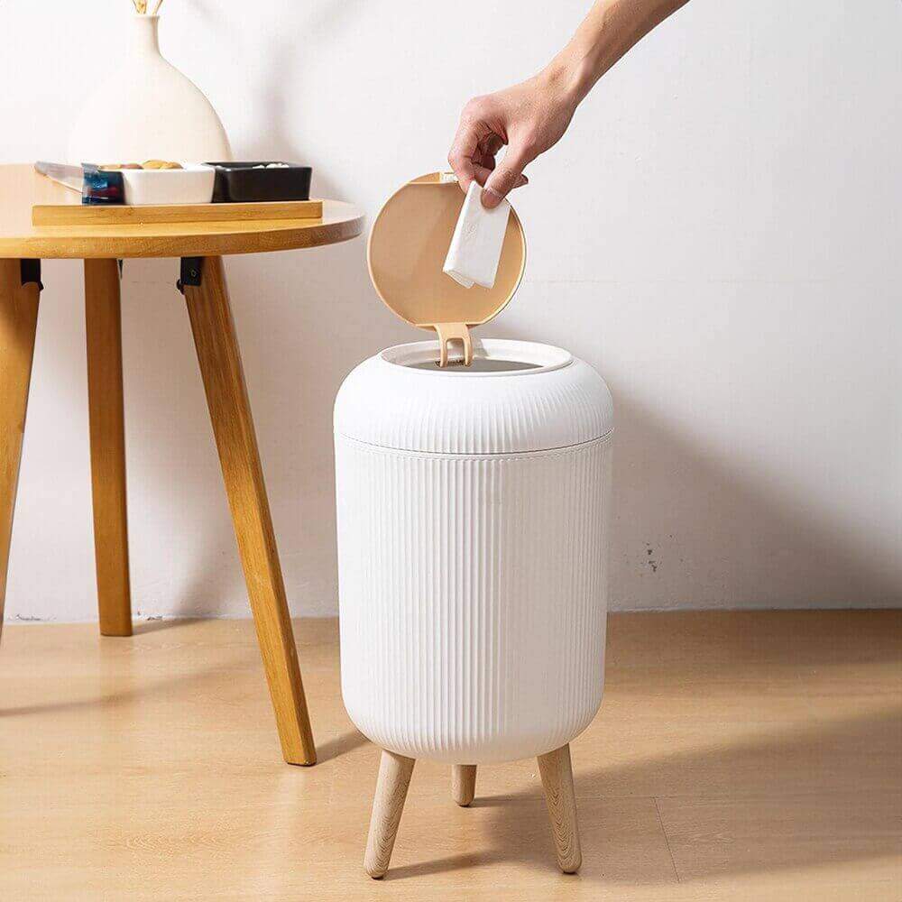 Junips | Enhance your bathroom with the stylish 10L container with lid