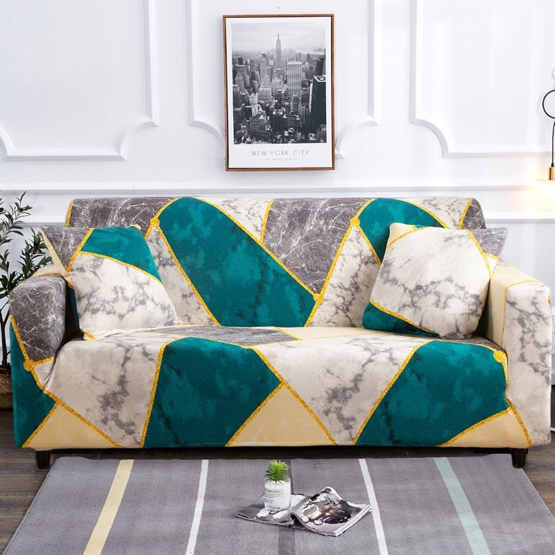Junips | Modern Non-slip Colorful Elastic Sofa Cover