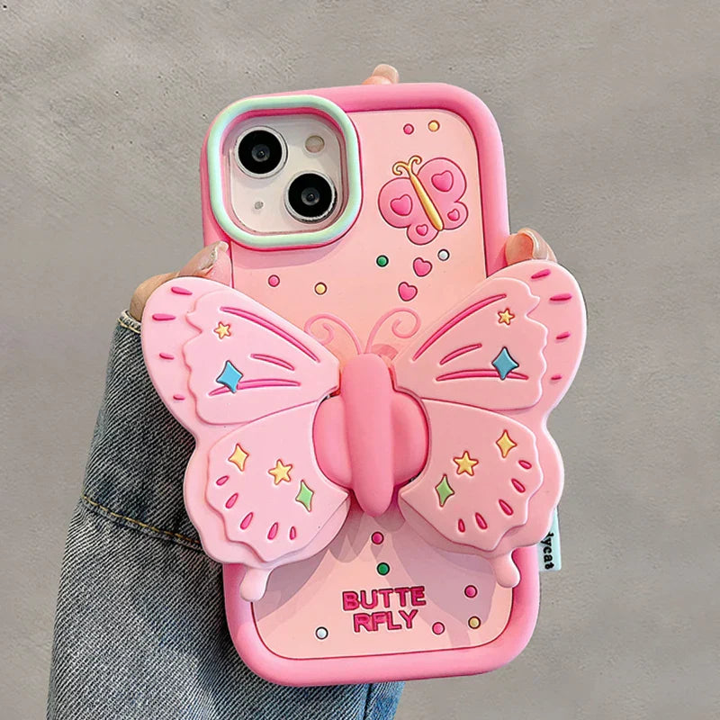 Junips | Lovely 3D Folded Butterfly Shockproof iPhone Case