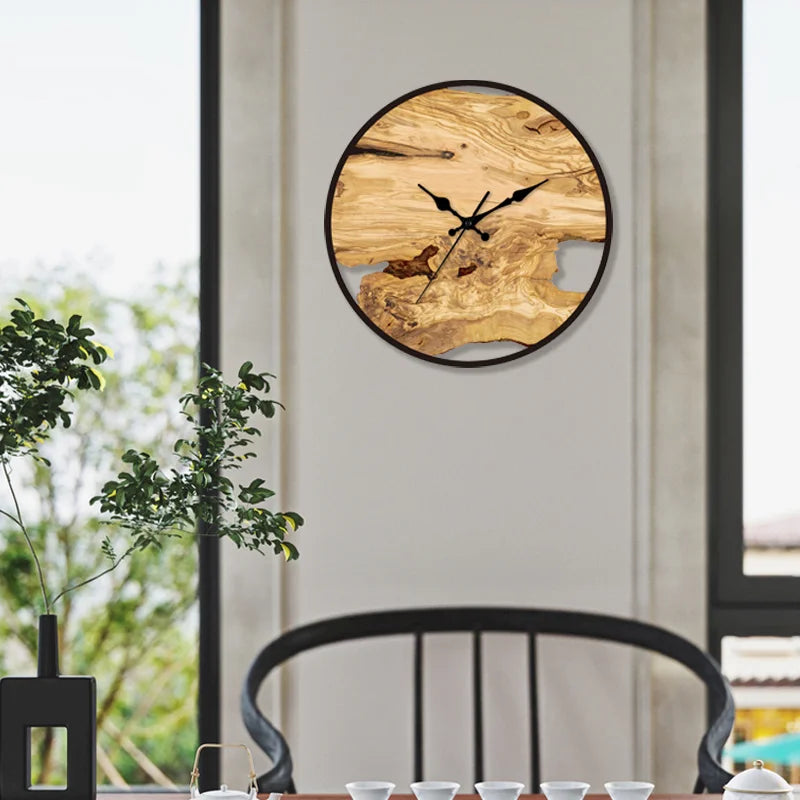 Junips | Silent wall clock made of acrylic and wood