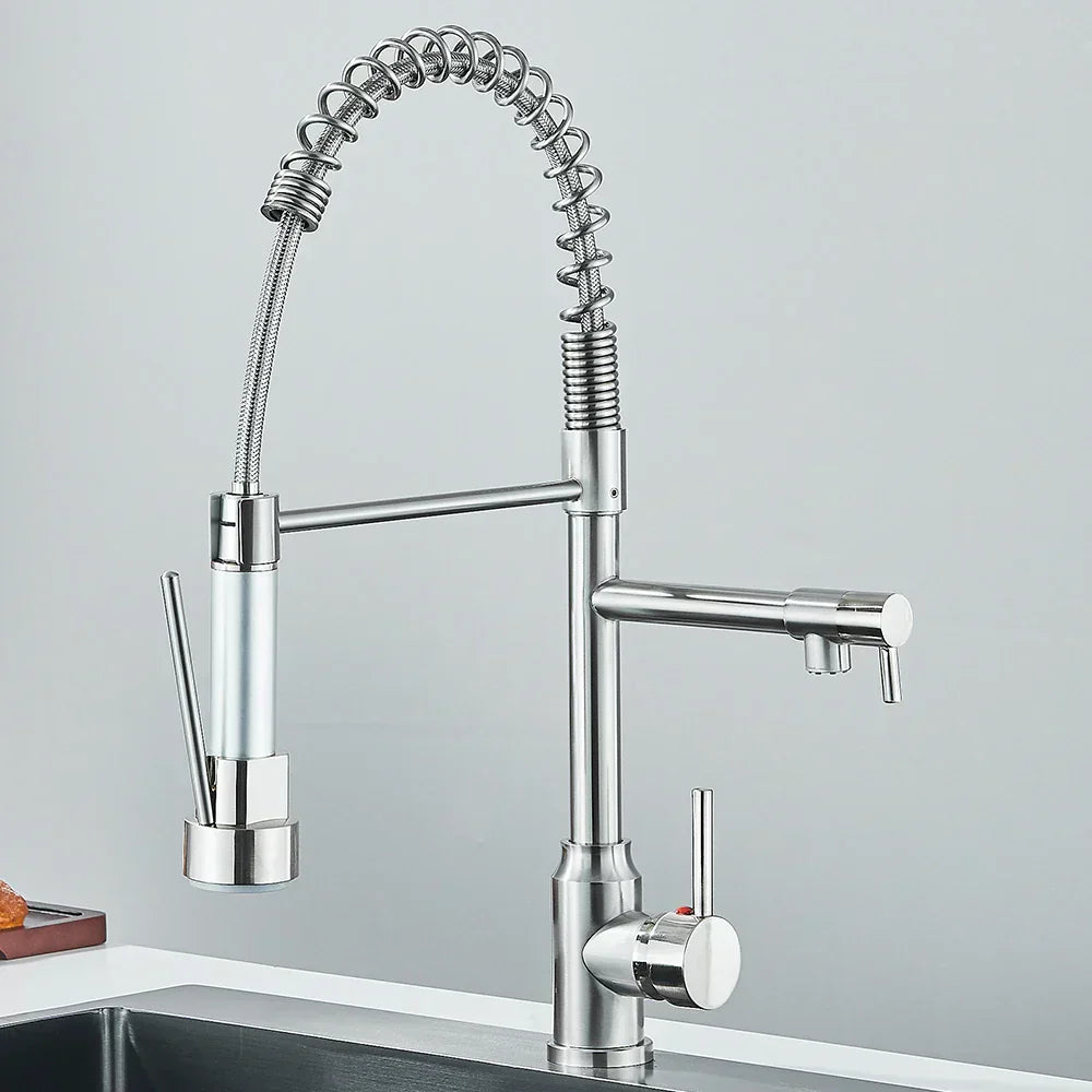 Junips | SpringFlow – Kitchen faucet with dual outlet