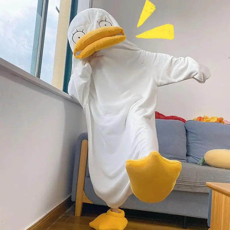Junips | Confused Duck Warm Adult Pajama Costume