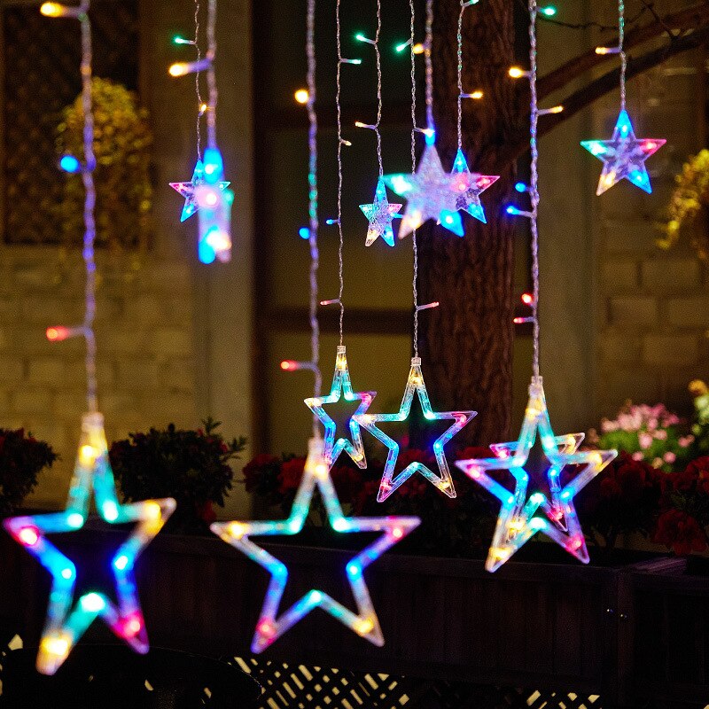 Junips | Solar Moon Star Lamp LED String Lights Decoration