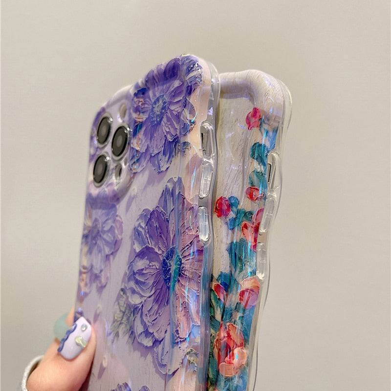 Junips | Blossom Glow Floral Pattern iPhone Case