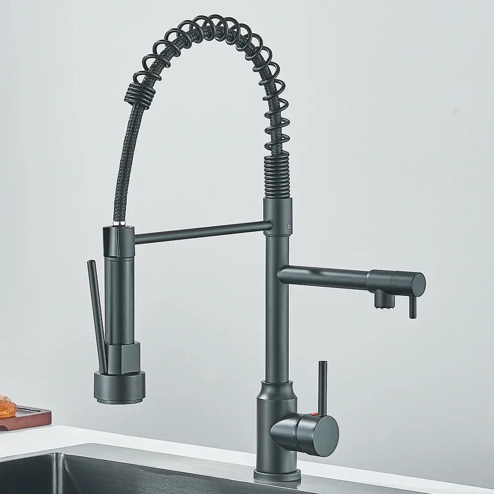 Junips | SpringFlow – Kitchen faucet with dual outlet
