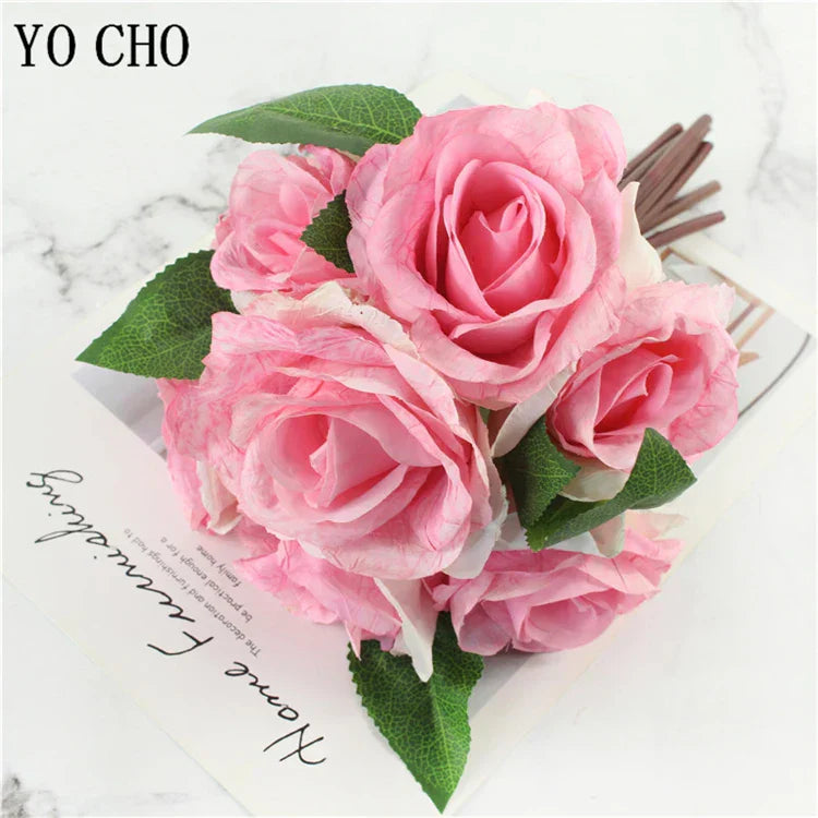Junips | Large Peony Silk Flower Bouquet Set