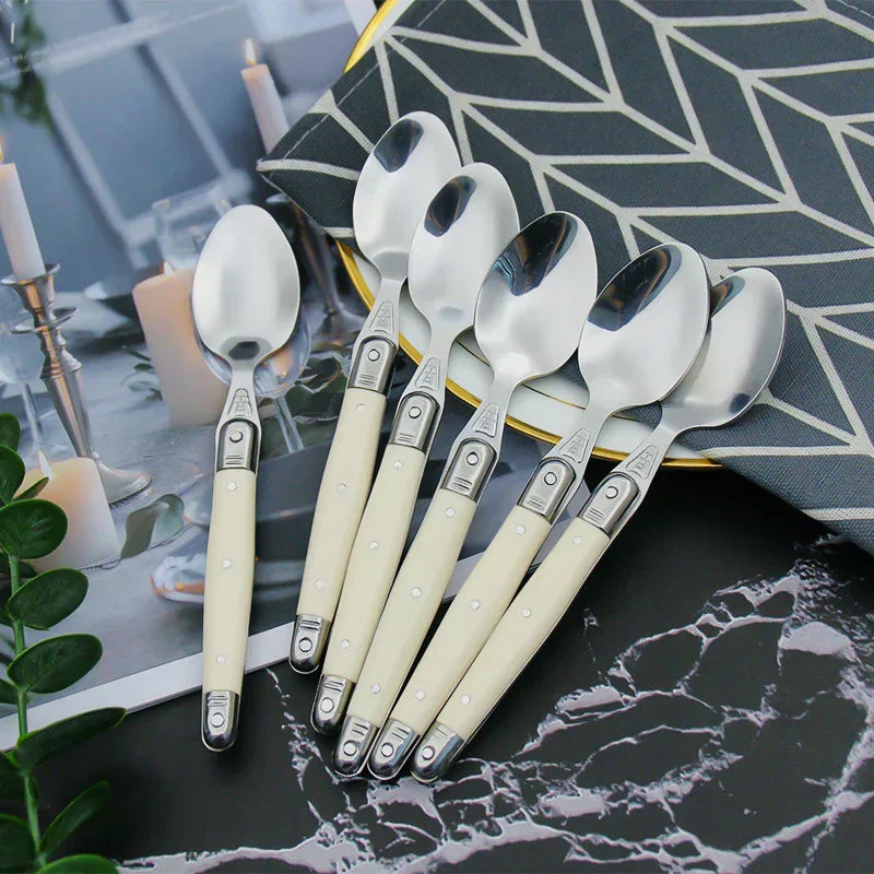 Junips | IvoryElegance – Luxury Laguiole Cutlery Set with Timeless Style