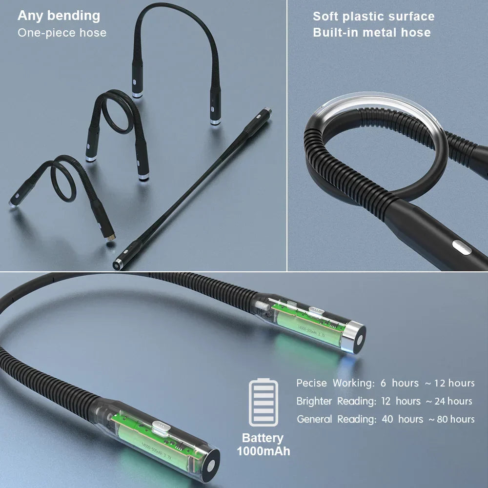 Junips | LED rechargeable neck lamp with 3 modes