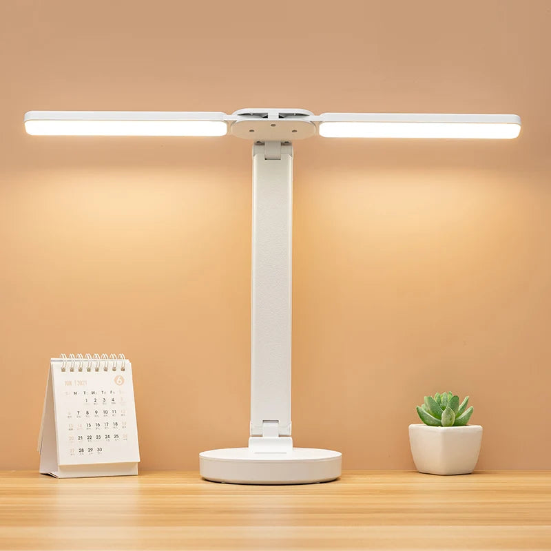 Junips | Adjustable Reading Lamp - Rechargeable Dimmable with Phone Table