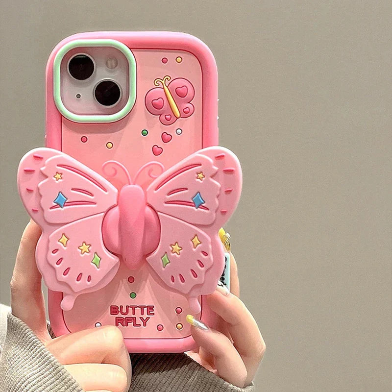 Junips | Lovely 3D Folded Butterfly Shockproof iPhone Case