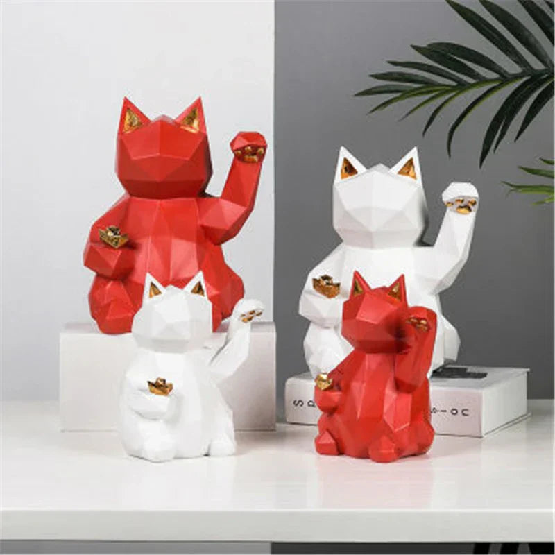 Junips | Nordic Style Geometric Lucky Cat