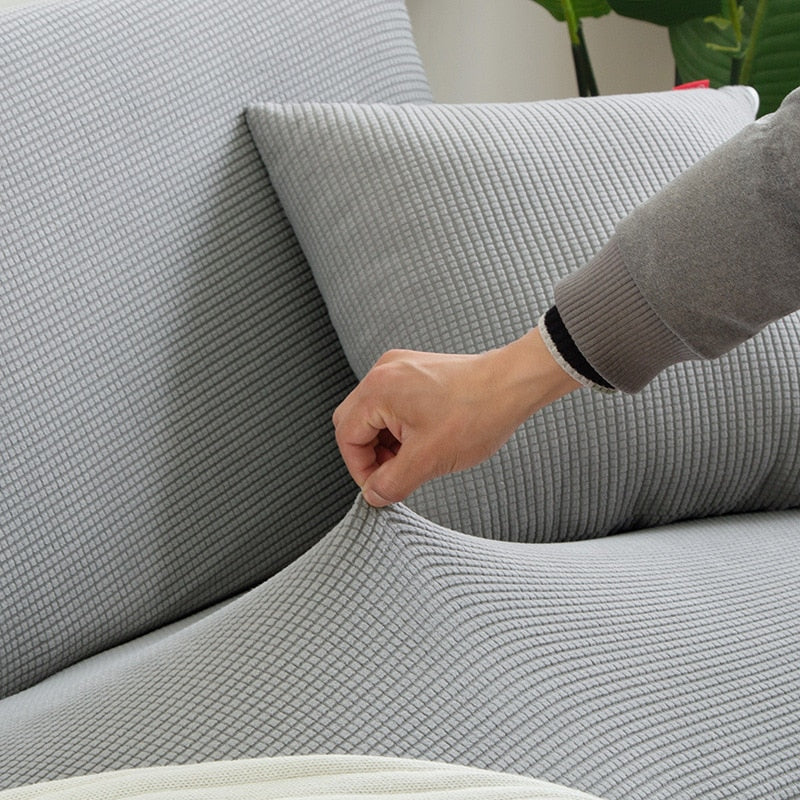 Junips | FlexiCover Elastic Sofa Cover – Protection Cover for Corner Sofas and Standard Sofas