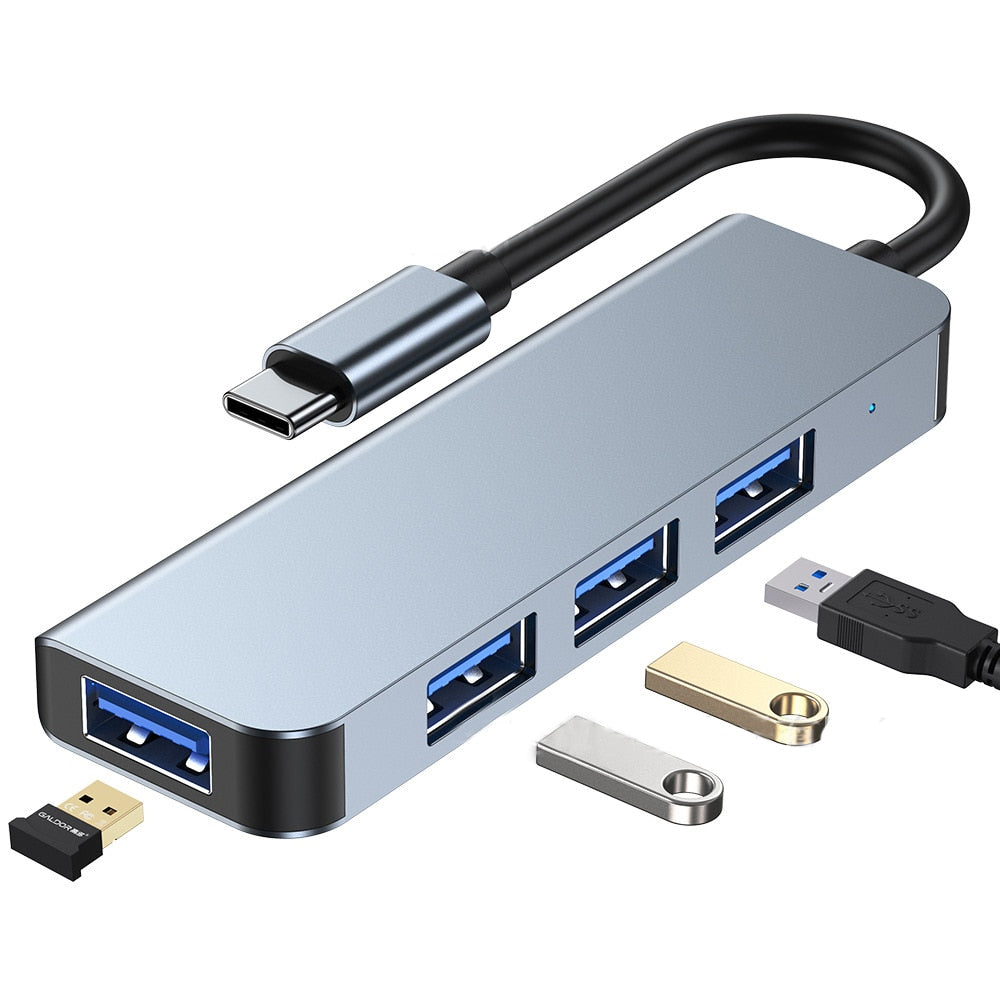 Junips | Thunderbolt 3 USB-C Hub with HDMI, PD, SD/TF for MacBook Air M1 and iPad Pro
