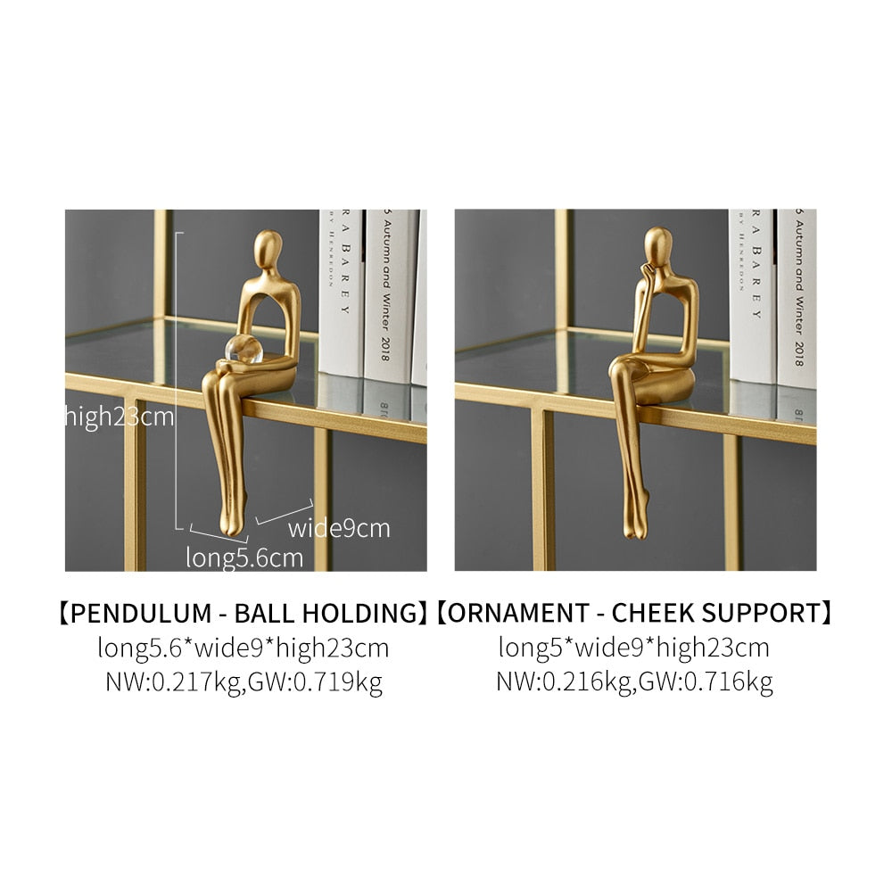 Junips | Modern Figurines Abstract Home Decor Sculpture