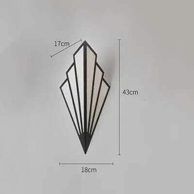 Junips | Fan-shaped Art Deco Wall Light