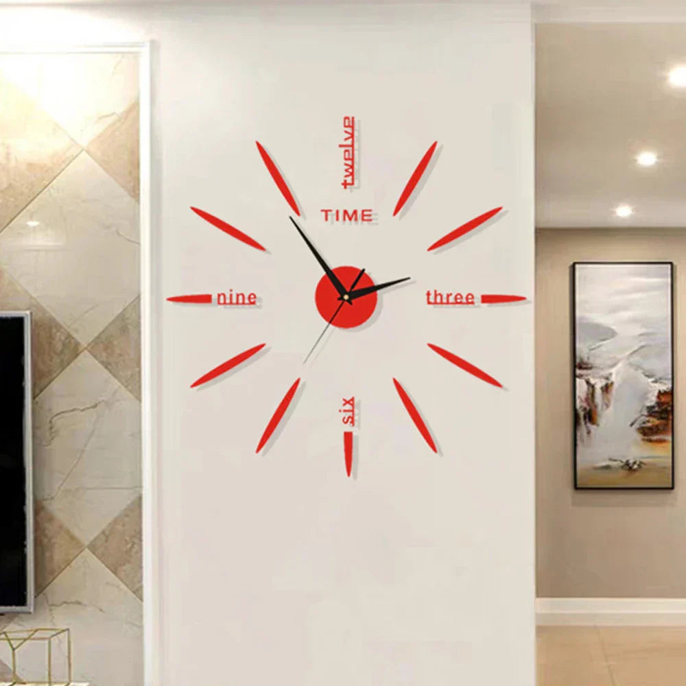 Junips | New large unique style acrylic wall clock