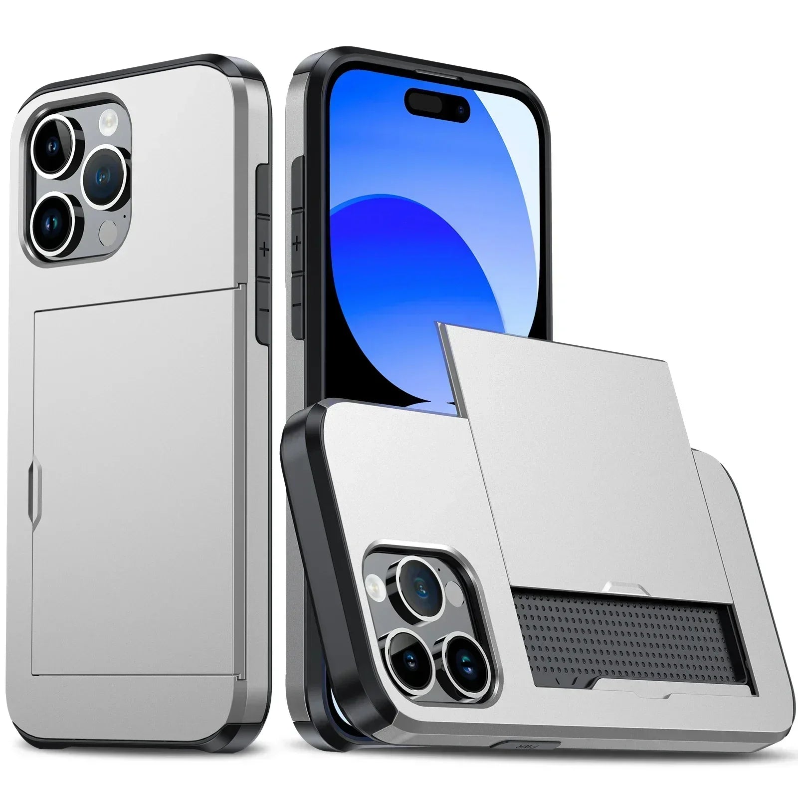Junips | LuxShield iPhone Case with Card Holder | Slim Design | Card Storage | Protection & Style