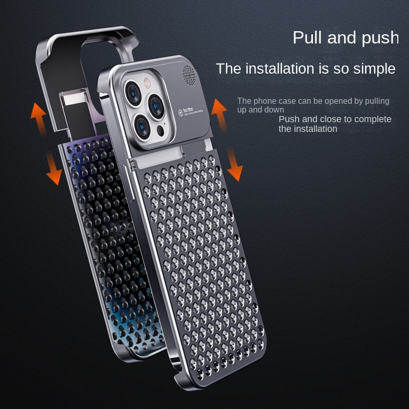 Junips | Metal Vent Premium Aluminum Alloy iPhone Case