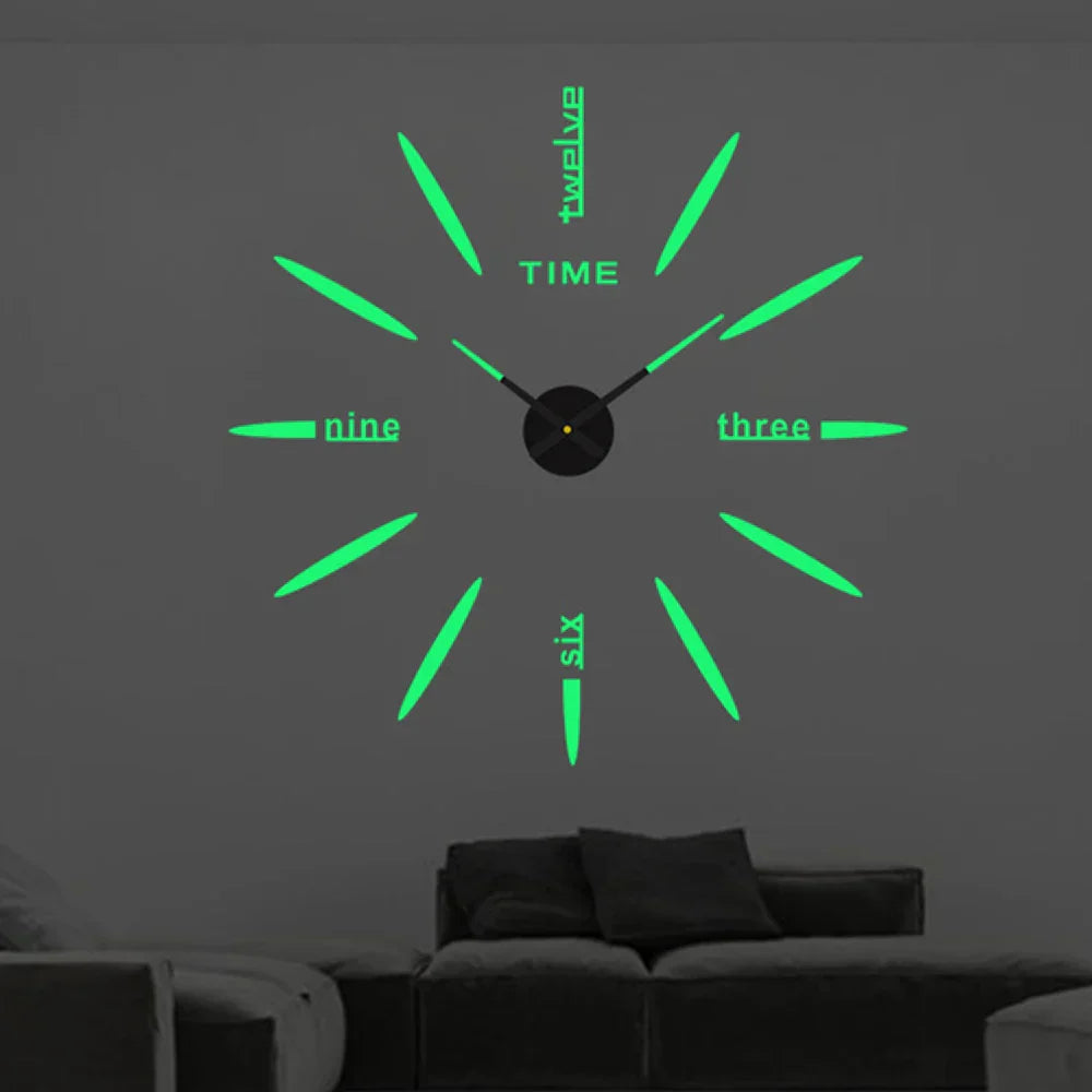 Junips | New large unique style acrylic wall clock