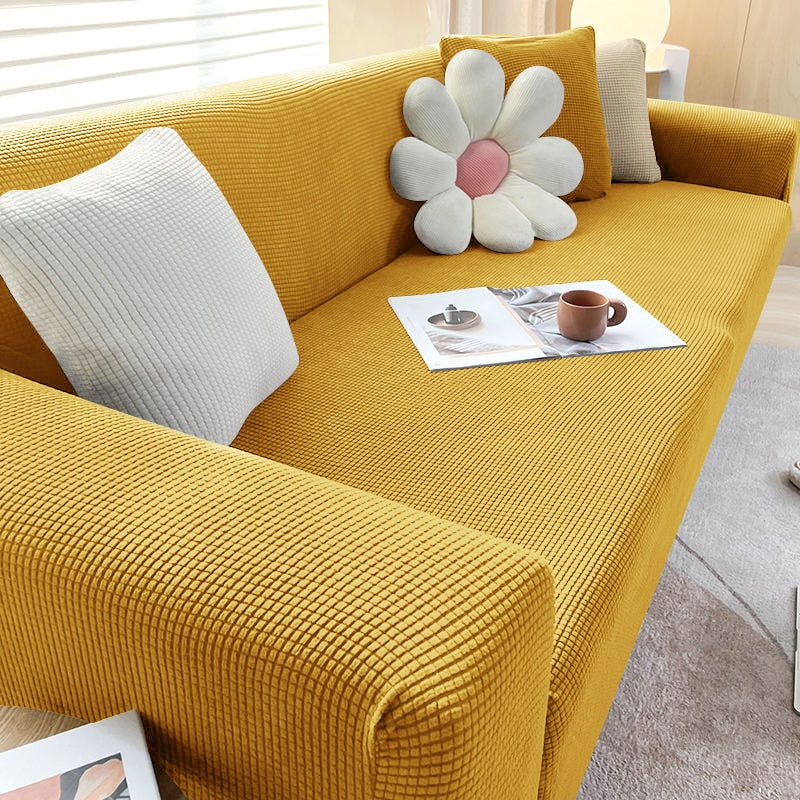 Junips | FlexiCover Elastic Sofa Cover – Protection Cover for Corner Sofas and Standard Sofas