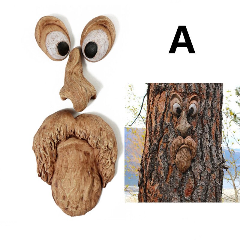 Junips | Eyes of Nature: Tree Face Bird Feeder Station