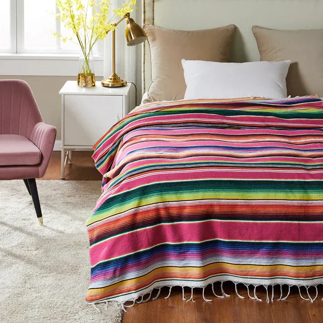Junips | Colorful Mexican Serape Blanket
