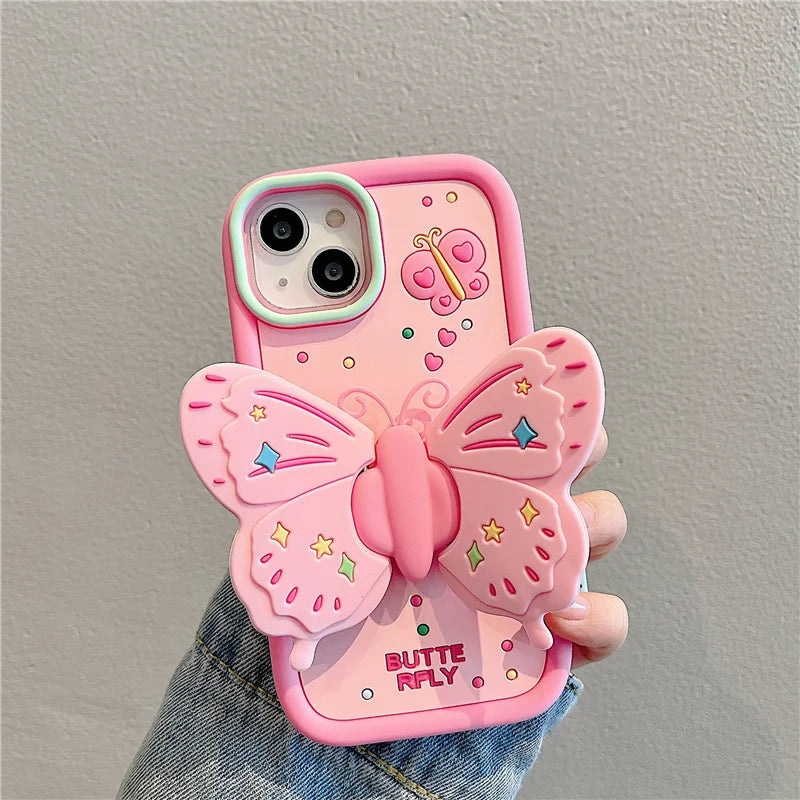 Junips | Lovely 3D Folded Butterfly Shockproof iPhone Case