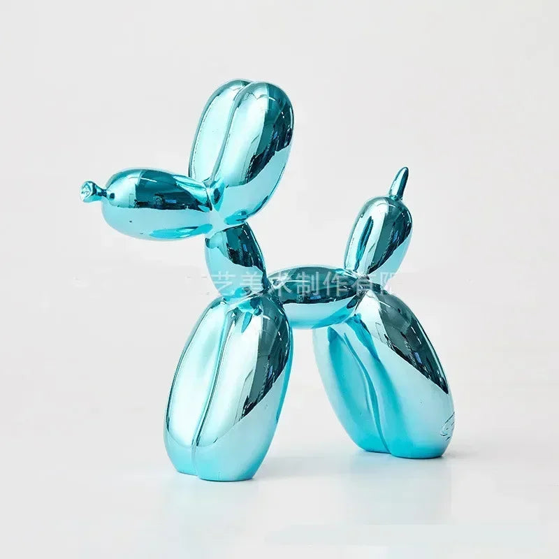 Junips | Nordic Balloon Dog Sculpture Resin Animal Ornament Art Sculptures and Figures Craft Home Decoration Room Desktop Accessories
